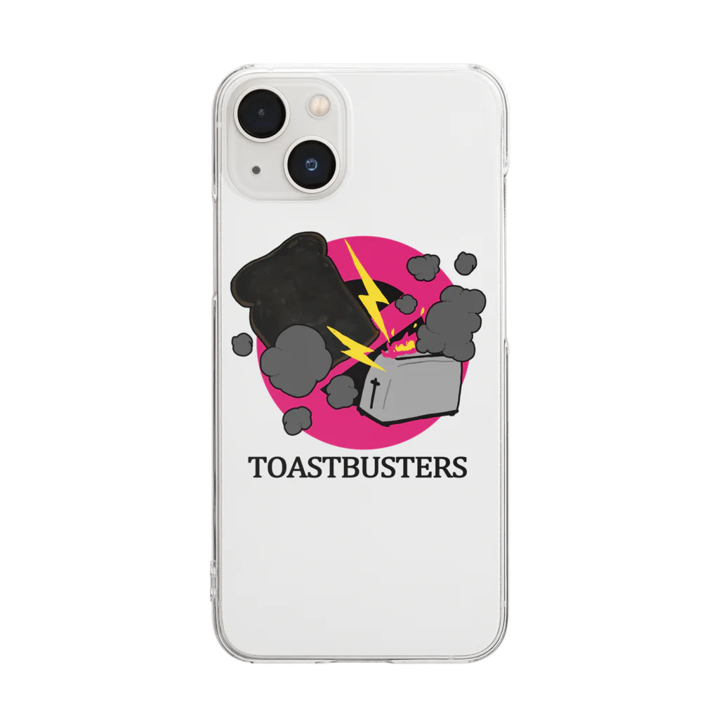 LacのTOASTBUSTERS クリアスマホケース