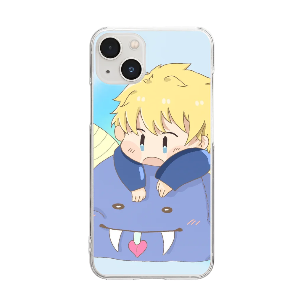 やは、@歌い手のミニキャラ Clear Smartphone Case