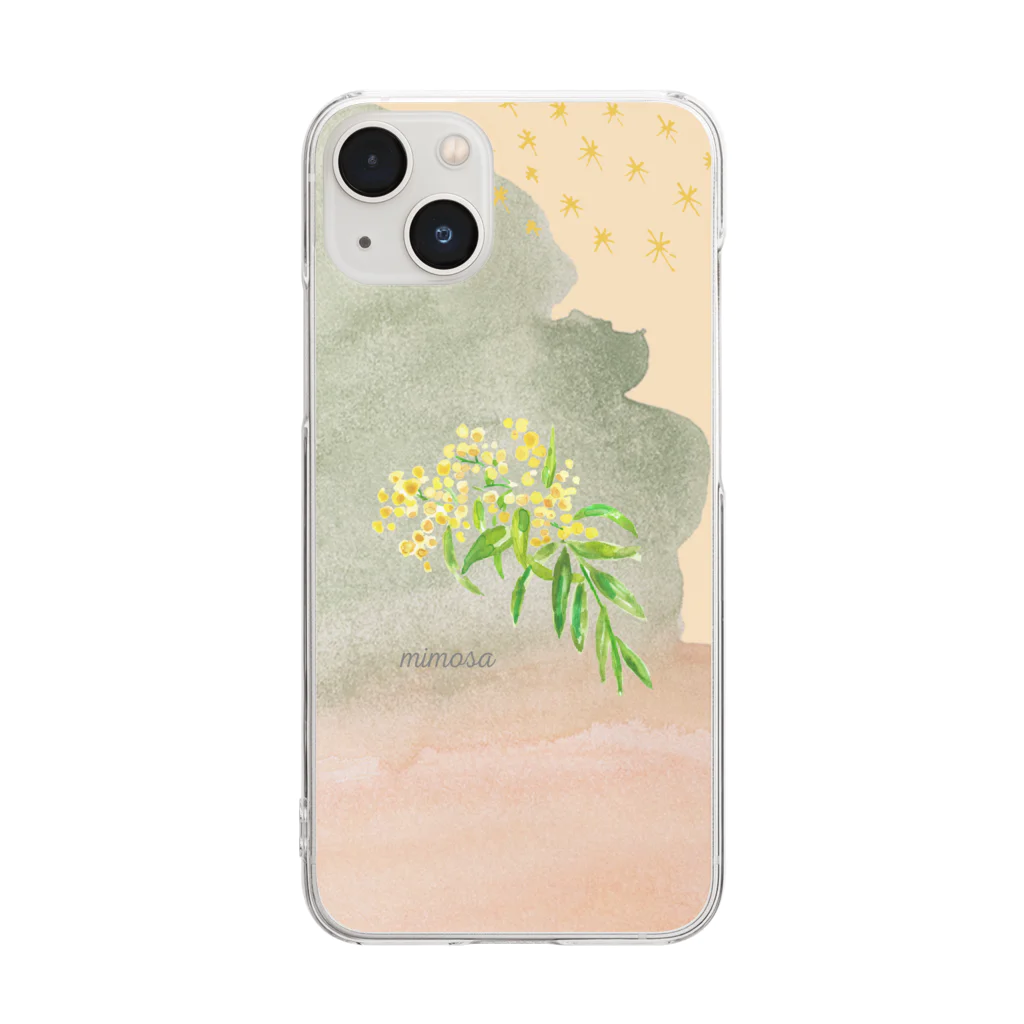LePuyのmimosa＊suisai Clear Smartphone Case