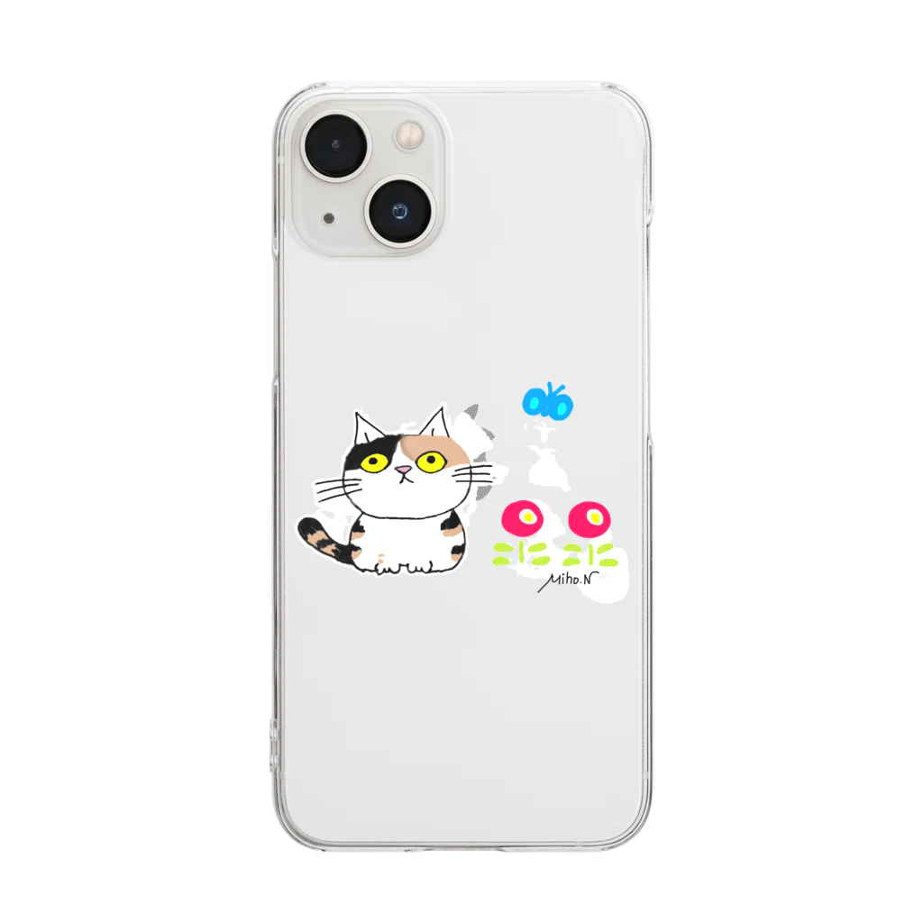 MIe-styleのNewみぃにゃん Clear Smartphone Case