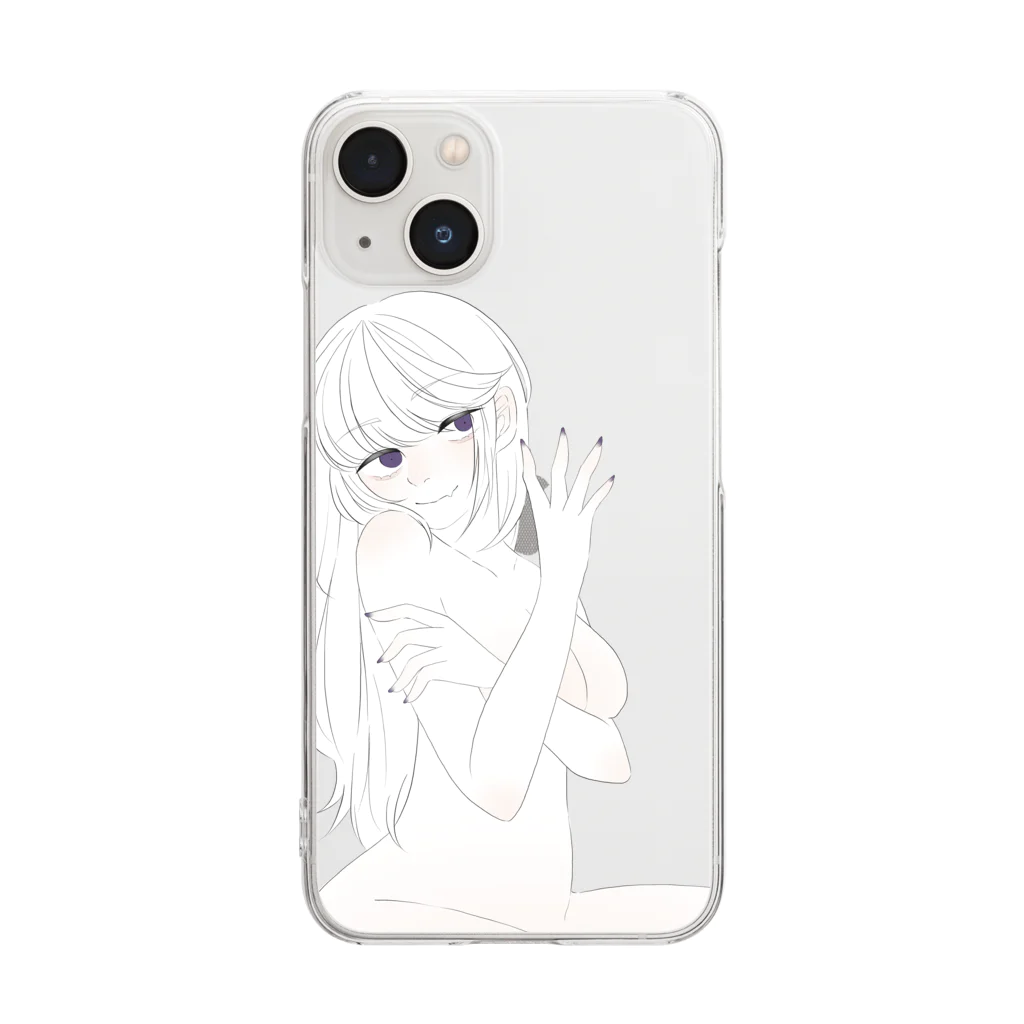 彩季 -satsuki-の色白 Clear Smartphone Case