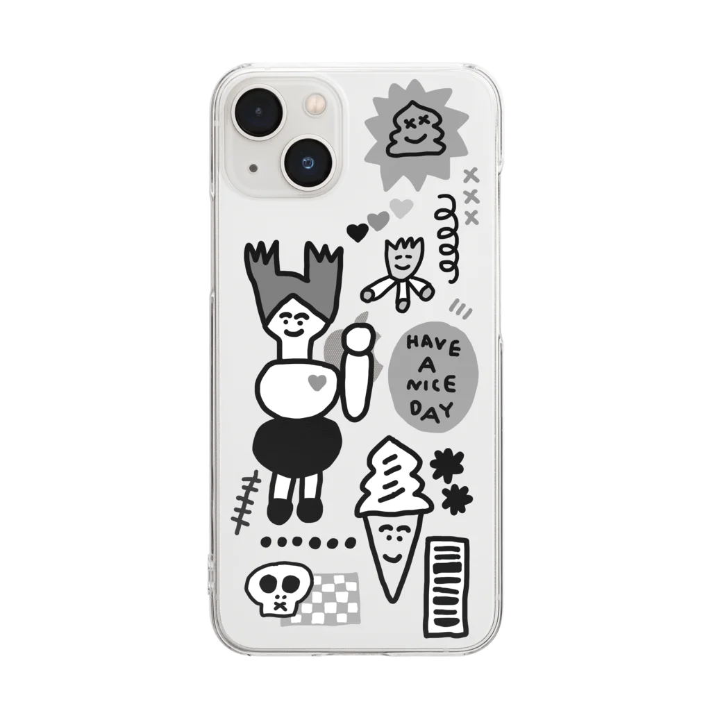 xuan955のhave a nice day Clear Smartphone Case