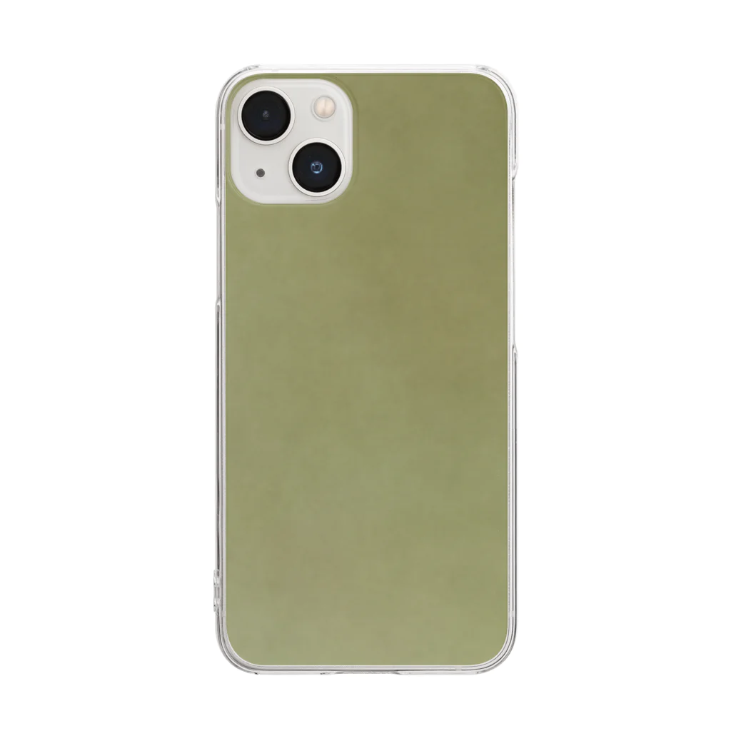 kiki25のモスグリーン Clear Smartphone Case