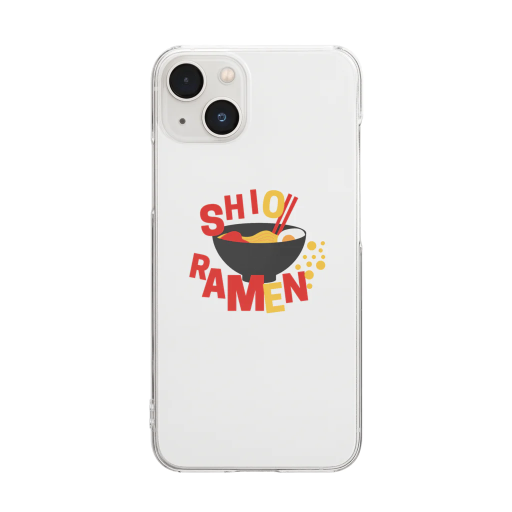 塩ラーメン🎬の塩ラーメンのグッズ Clear Smartphone Case