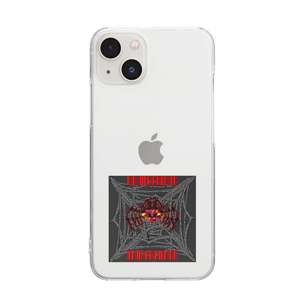 Ａ’ｚｗｏｒｋＳの8-EYES SPIDER Clear Smartphone Case