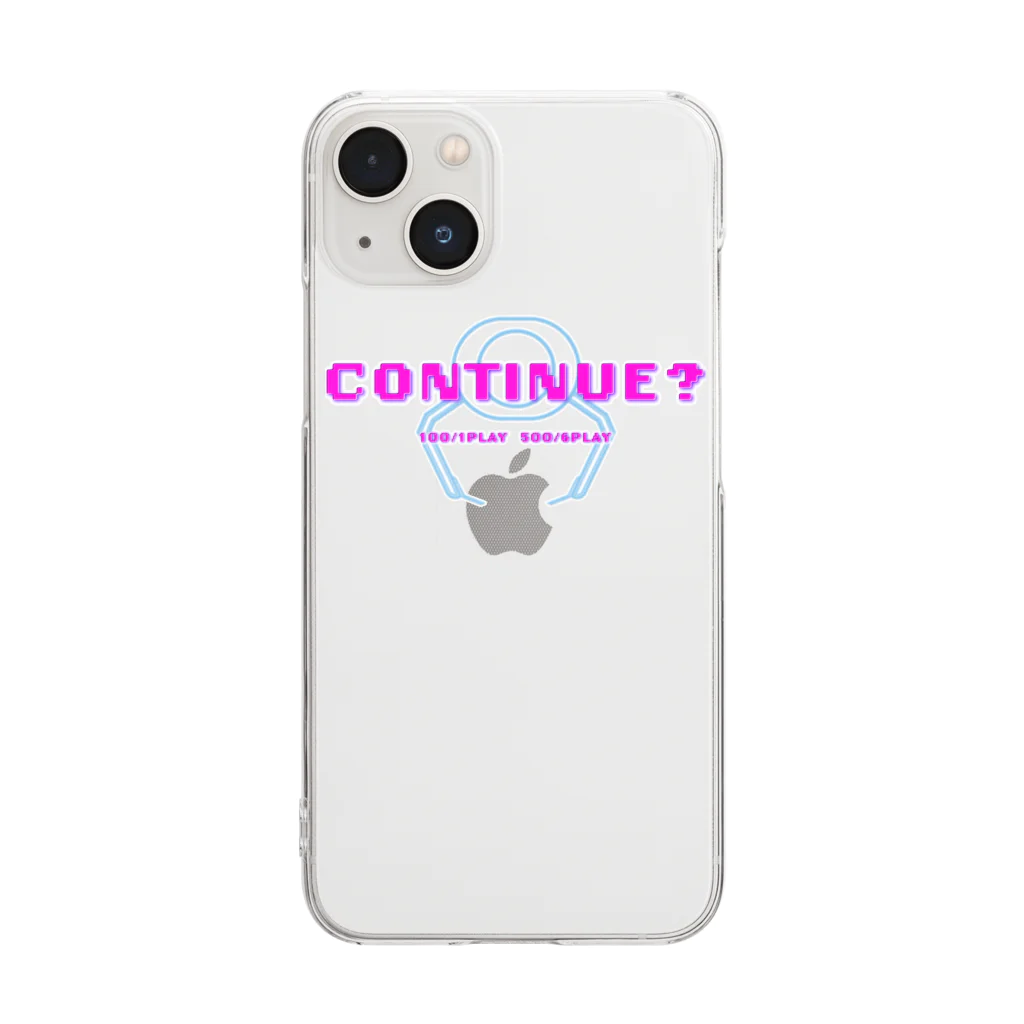 炭酸抜きのarm-CONTINUE？ Clear Smartphone Case