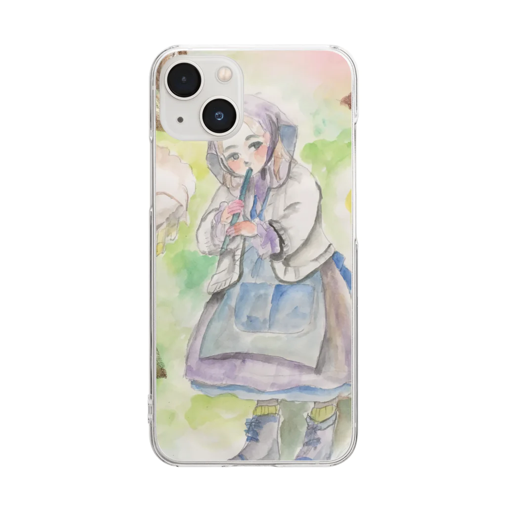 vierkの葦笛の踊り Clear Smartphone Case