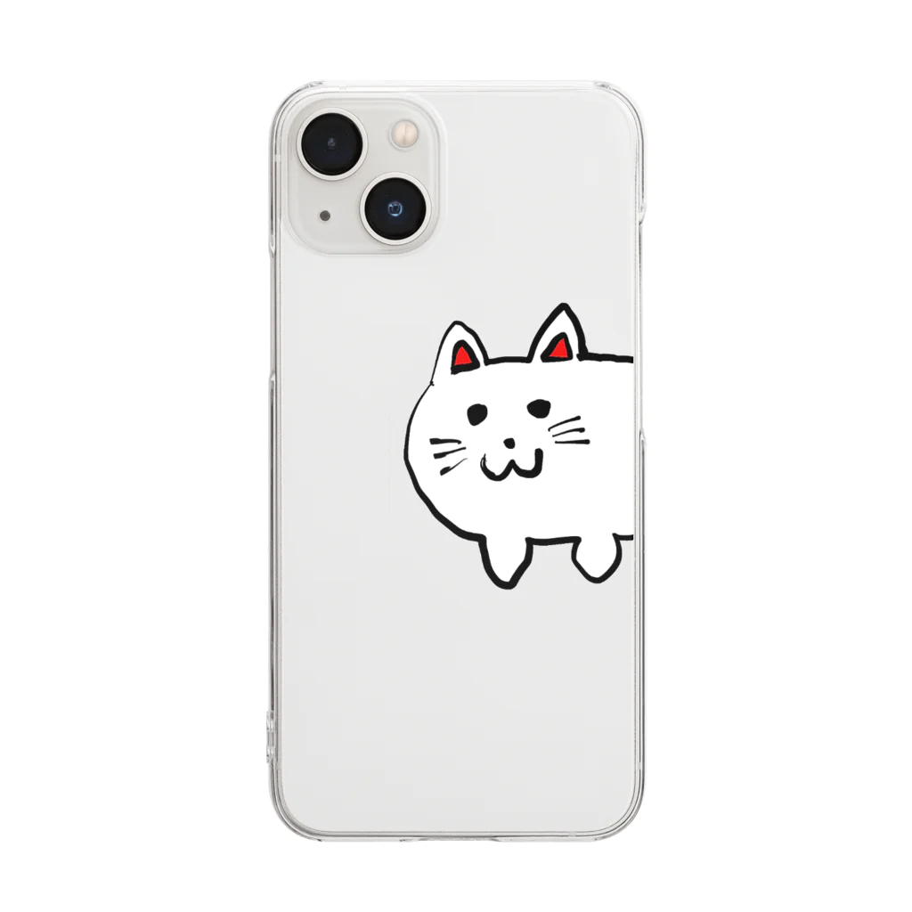 しののめショップのしののめねこ Clear Smartphone Case