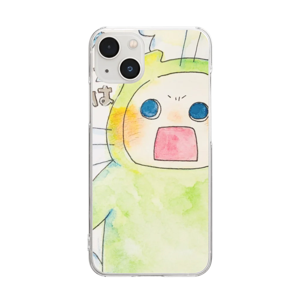 おにくちゃんのサムサワカサ Clear Smartphone Case