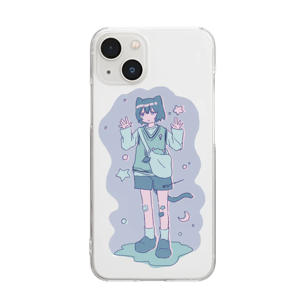 SPACEのおでかけ！ Clear Smartphone Case