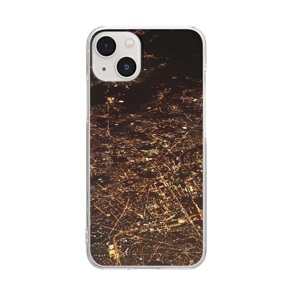 orange_honeyの夜景 Clear Smartphone Case