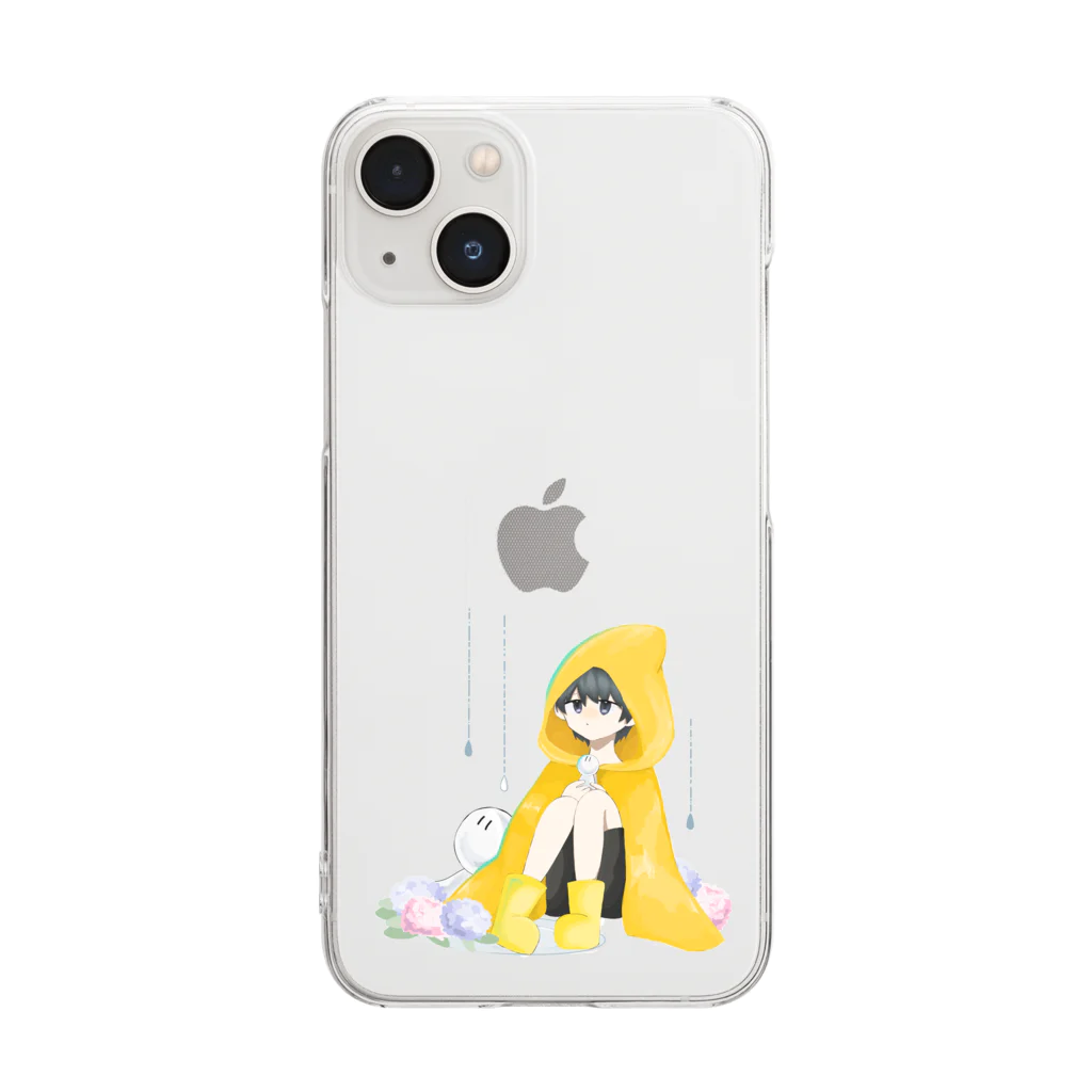 今日のゆかちゃのかっぱくん Clear Smartphone Case