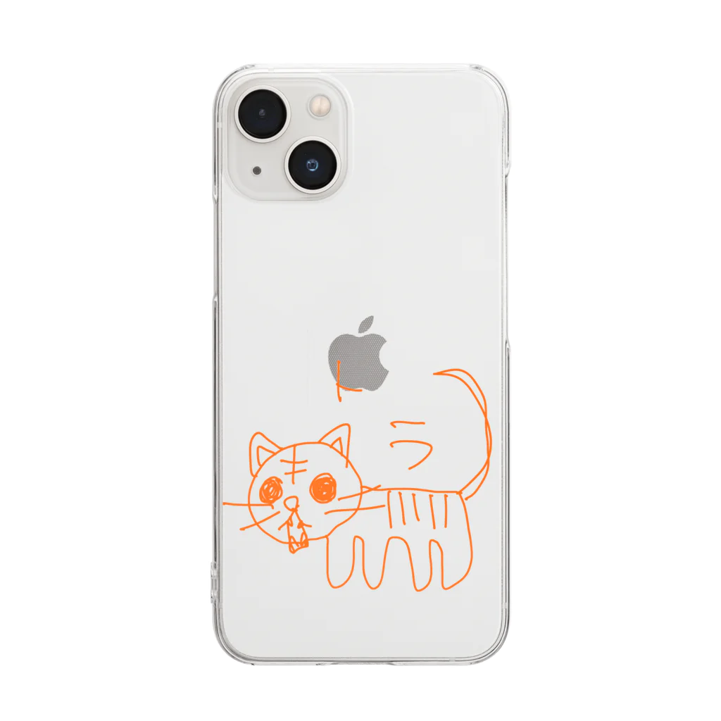 うずらのとらさん Clear Smartphone Case