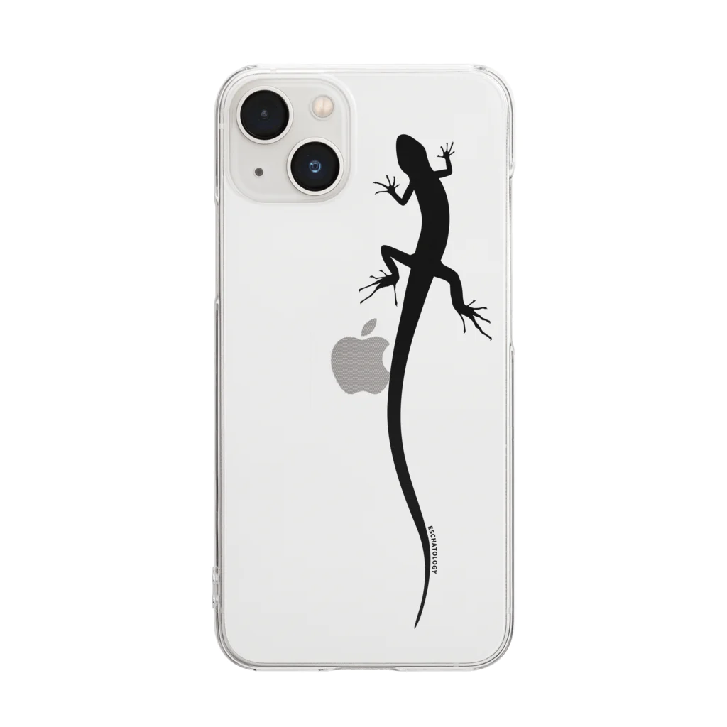 ESCHATOLOGYのlizard（カナヘビ Clear Smartphone Case