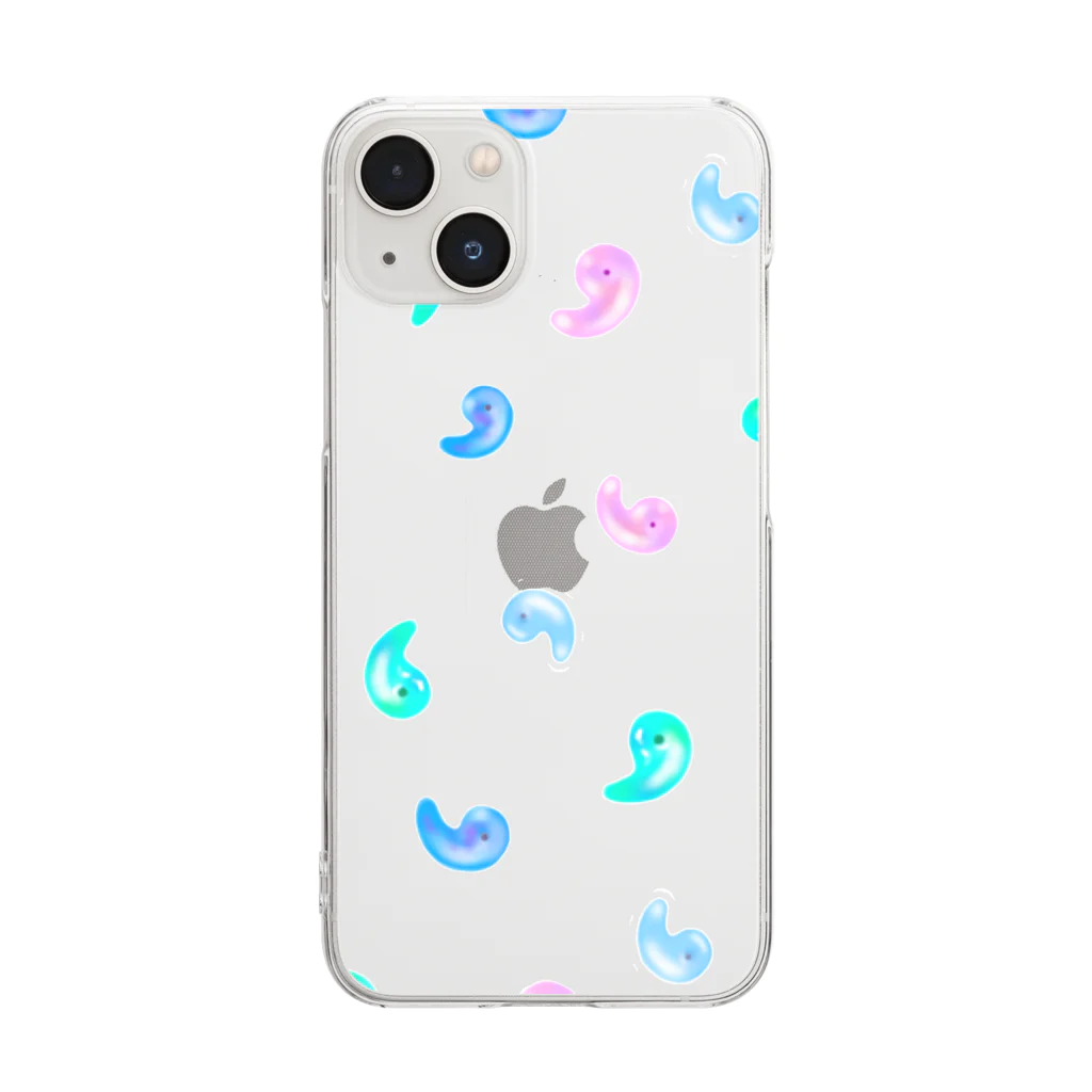 Happy Fun goodsの勾玉dot Clear Smartphone Case