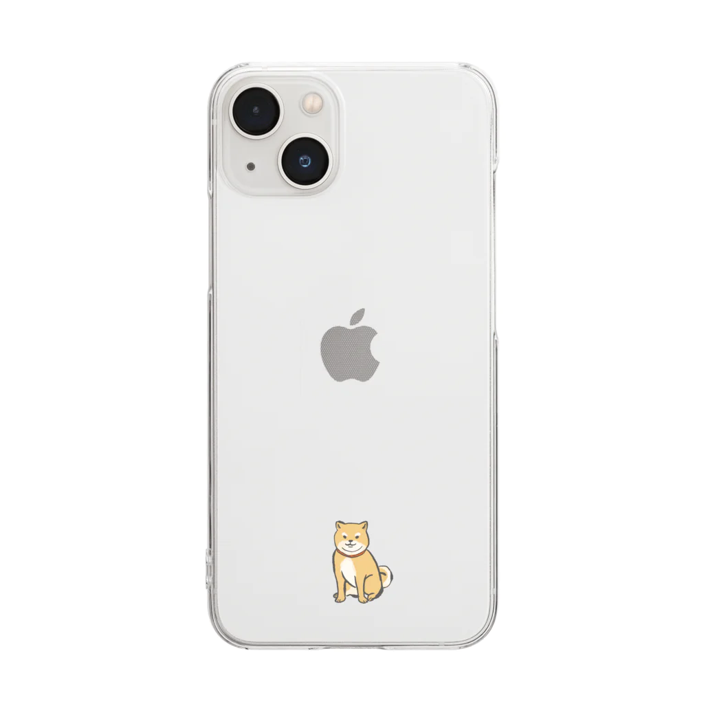 pandaticsの茶柴 Clear Smartphone Case