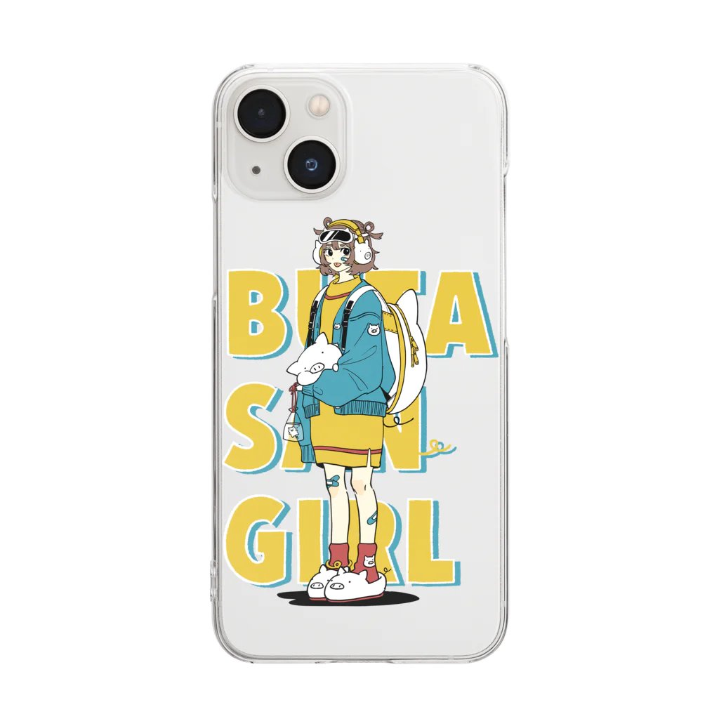coalowl(コールアウル)のBUTASAN GIRL Clear Smartphone Case