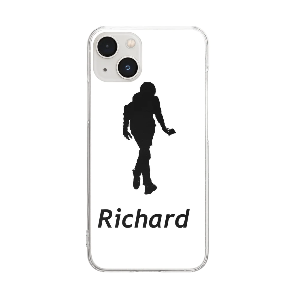 shop ptのRichard Clear Smartphone Case
