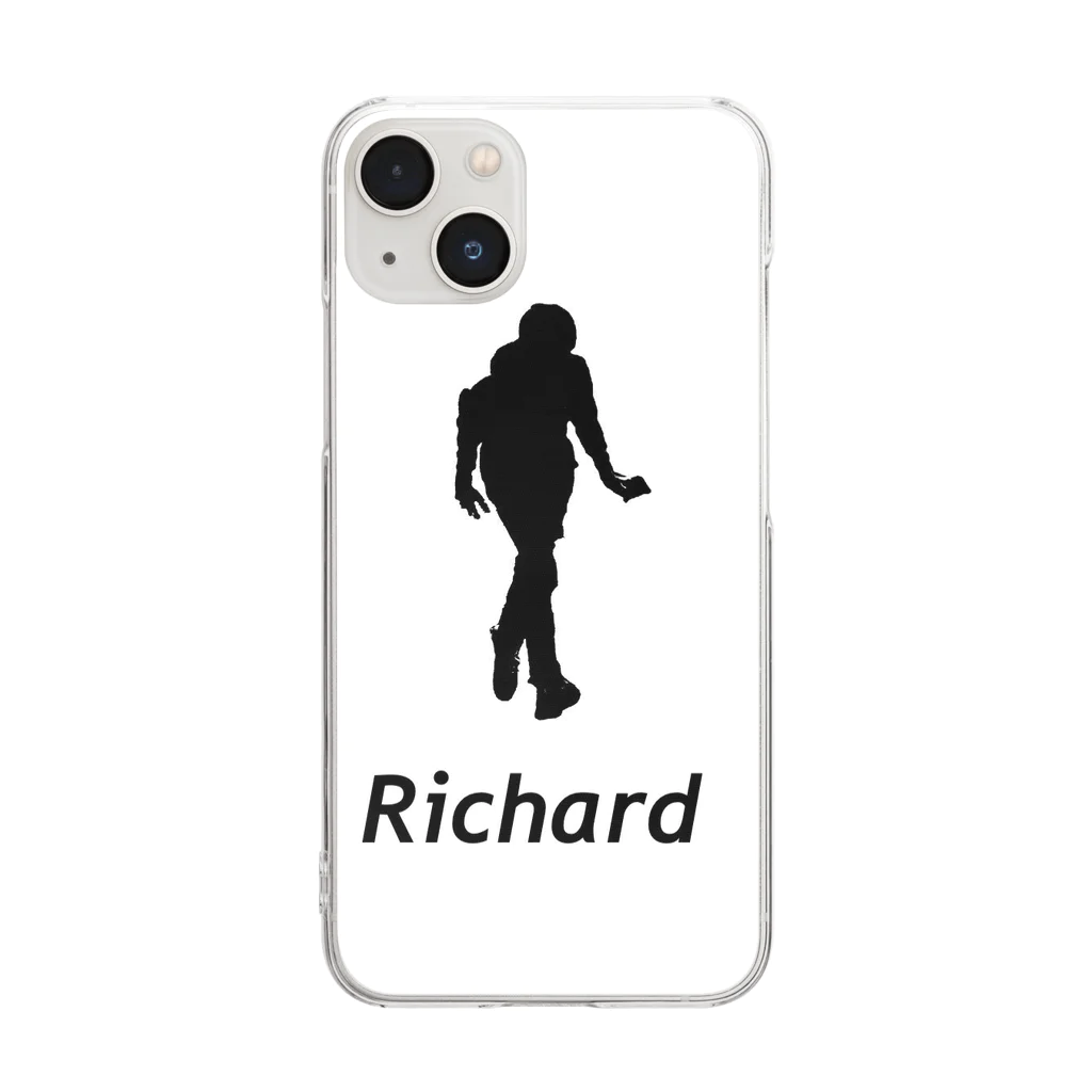 shop ptのRichard クリアスマホケース