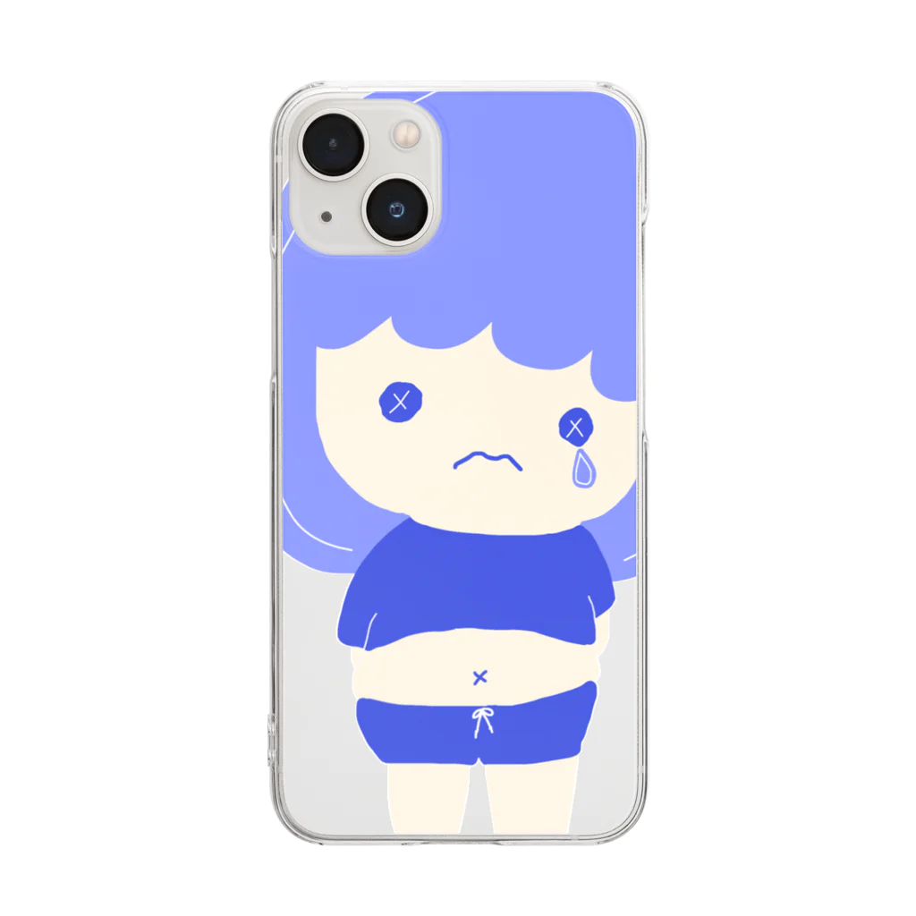 rurugirlのぽっちゃりちゃん Clear Smartphone Case