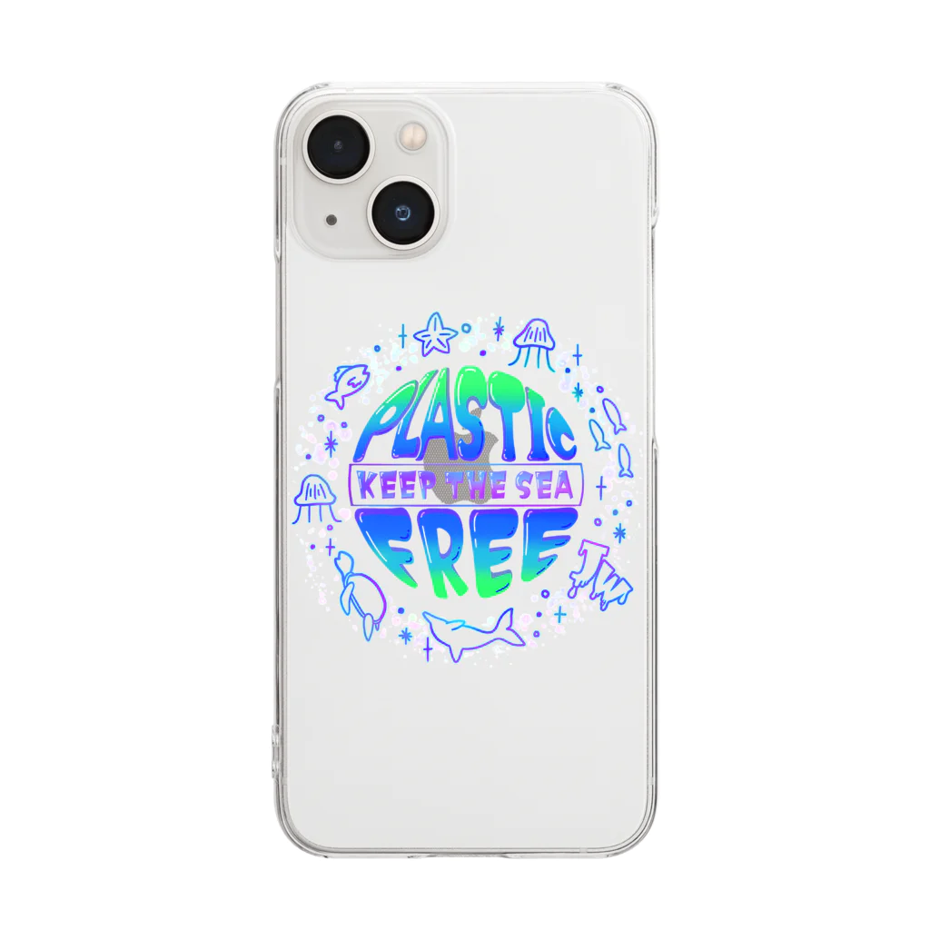 【公式】JELLY WONDERLAND【ショップ】のKEEP THE SEA Clear Smartphone Case