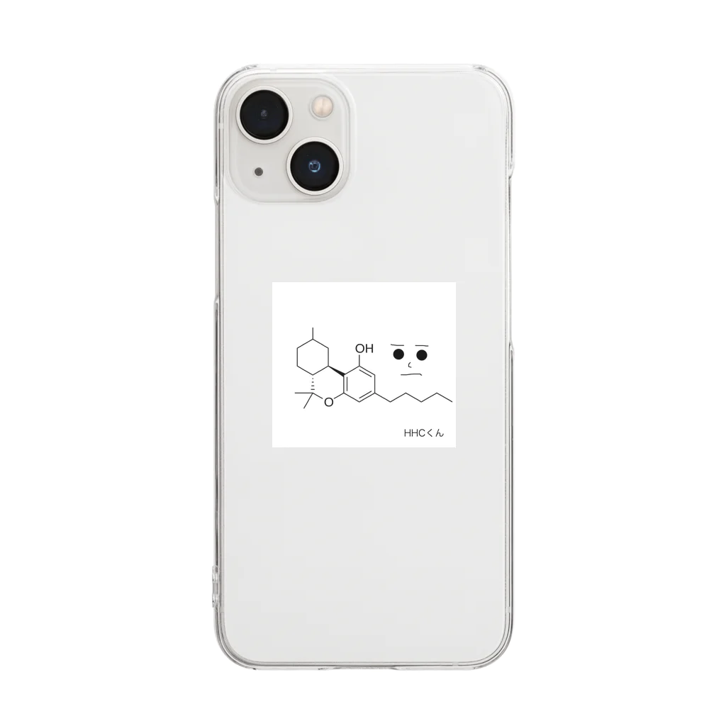 小野小町のHHCくん Clear Smartphone Case