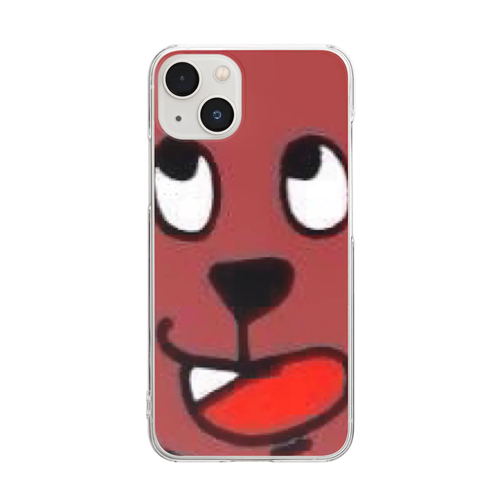 あきけん@カラオケYouTuberのHateful bear Clear Smartphone Case