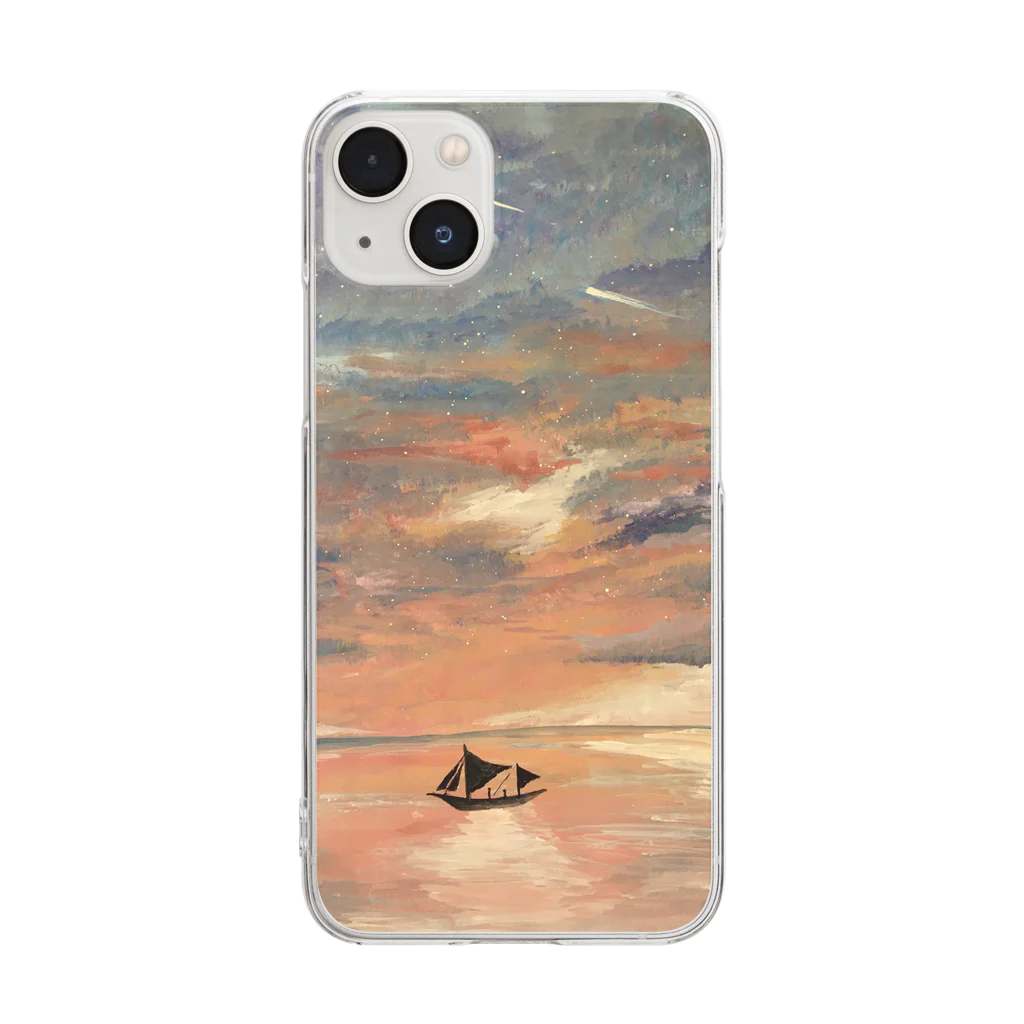 ギャラリー縁の夢の旅 - A dream journey - Clear Smartphone Case