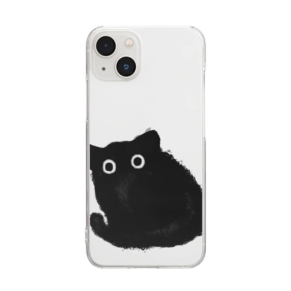 YoshitsuguですのKuromeow Clear Smartphone Case