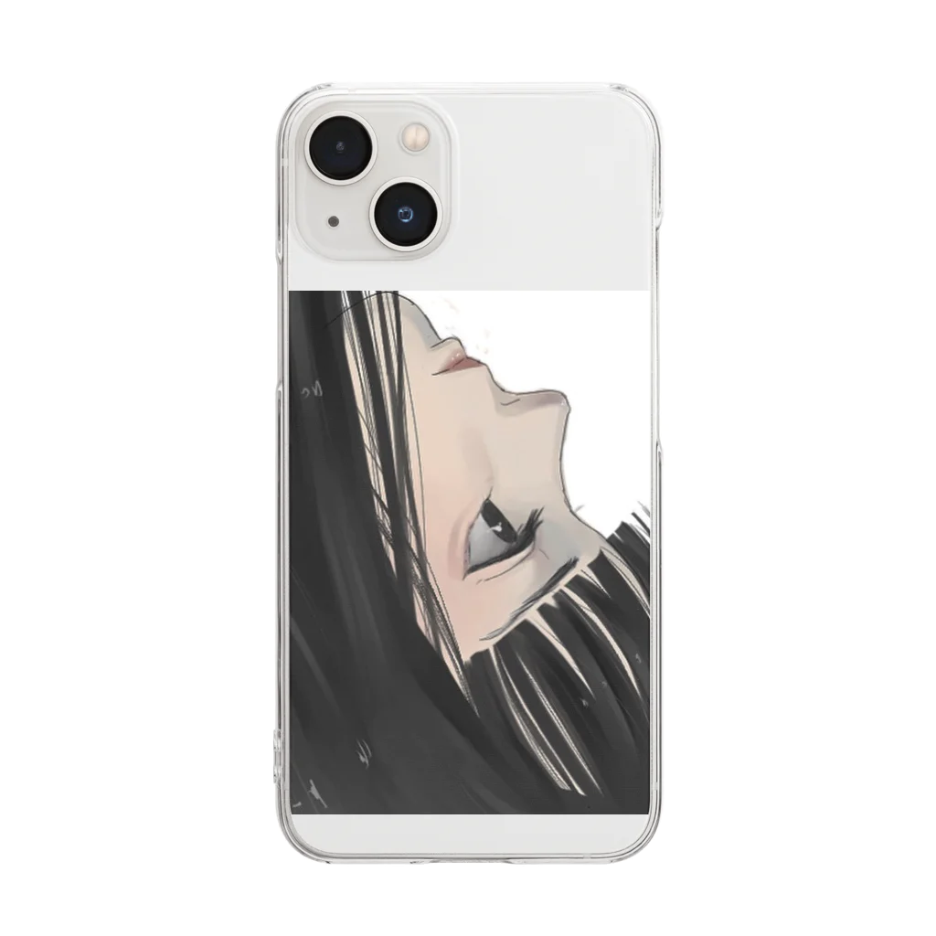 てつおの女の子 Clear Smartphone Case