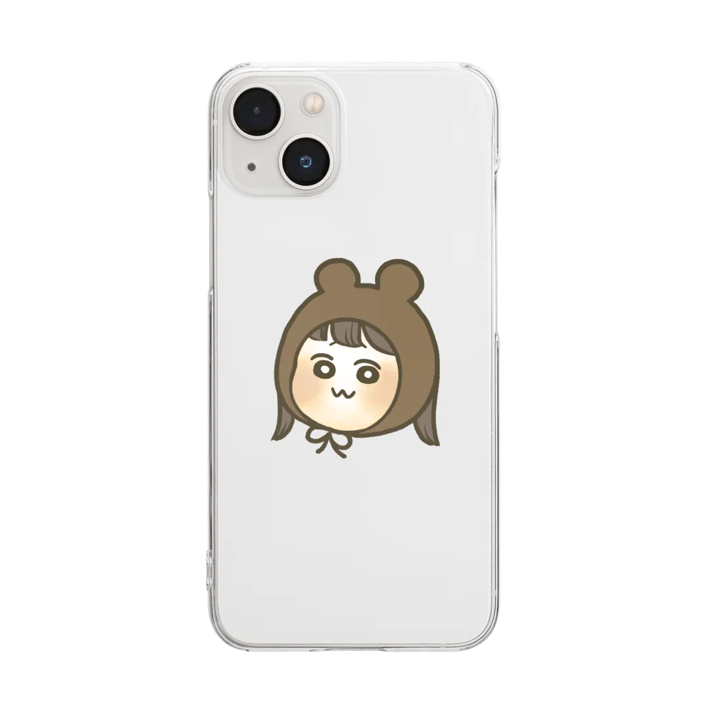 まるグッズ🐶♡のゆるゆる Clear Smartphone Case