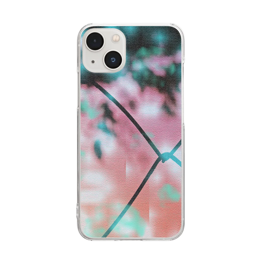 FantasyColorWorldのOpposite side of actuality Clear Smartphone Case