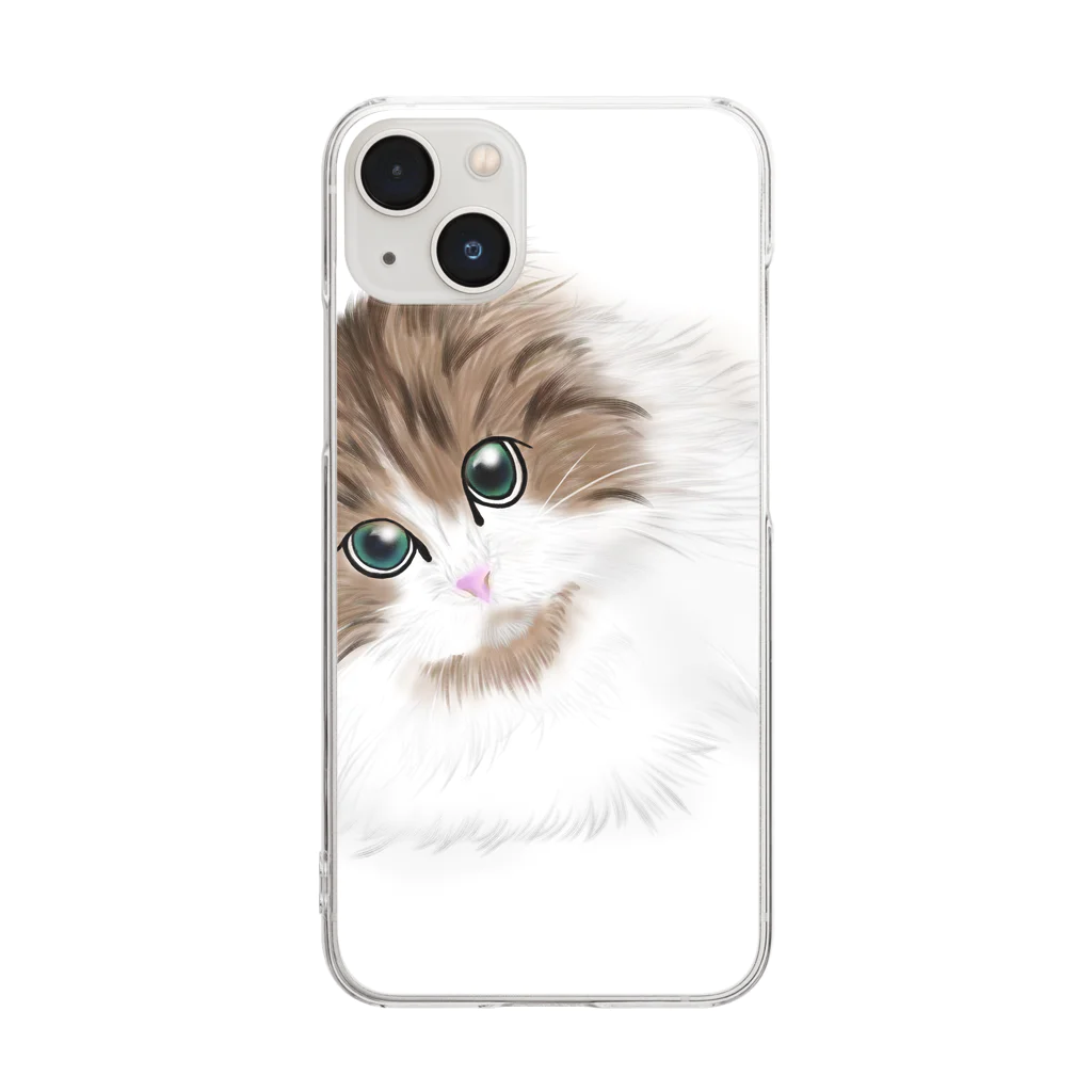 MeowellのPHONE CASE ~ Leticia series~ Clear Smartphone Case