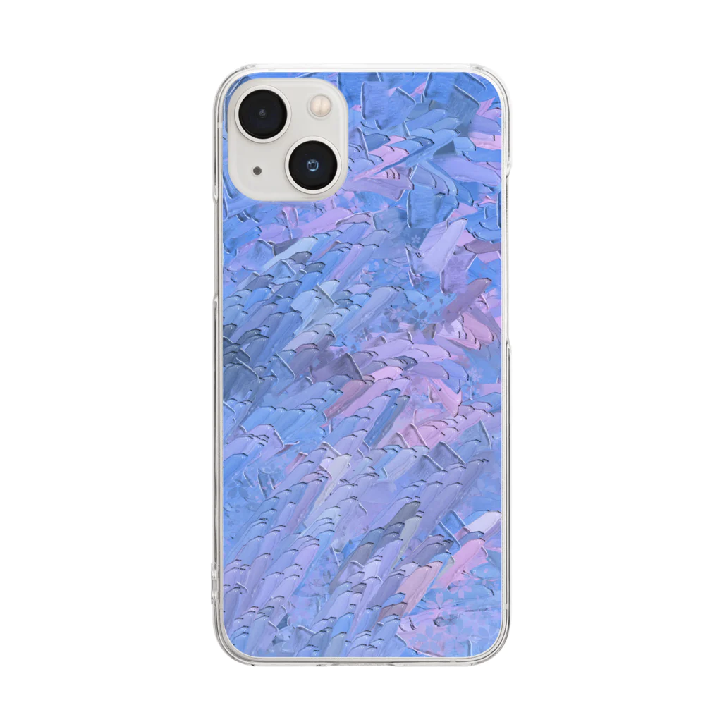 prima d'oraの絵の具風デザイン Clear Smartphone Case