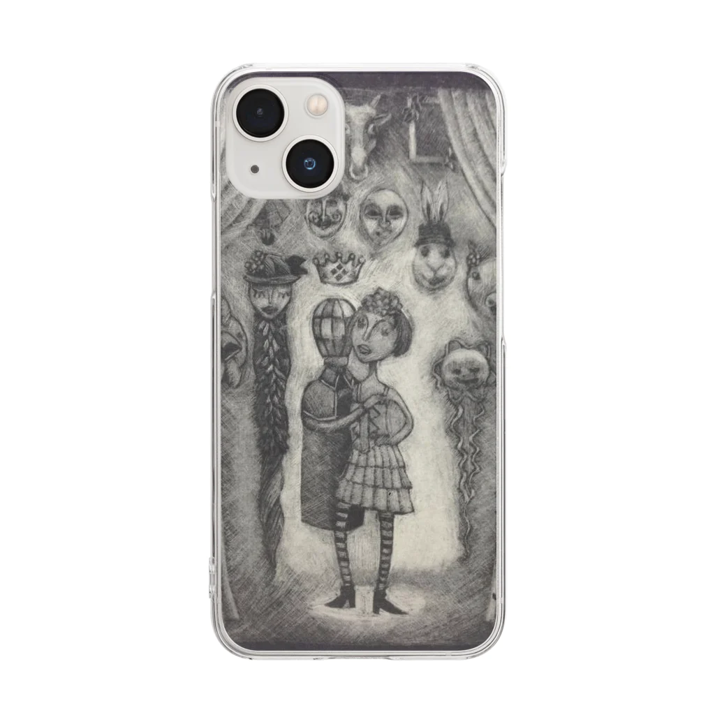 Barbara Murata/バーバラ村田の銅版画 Clear Smartphone Case