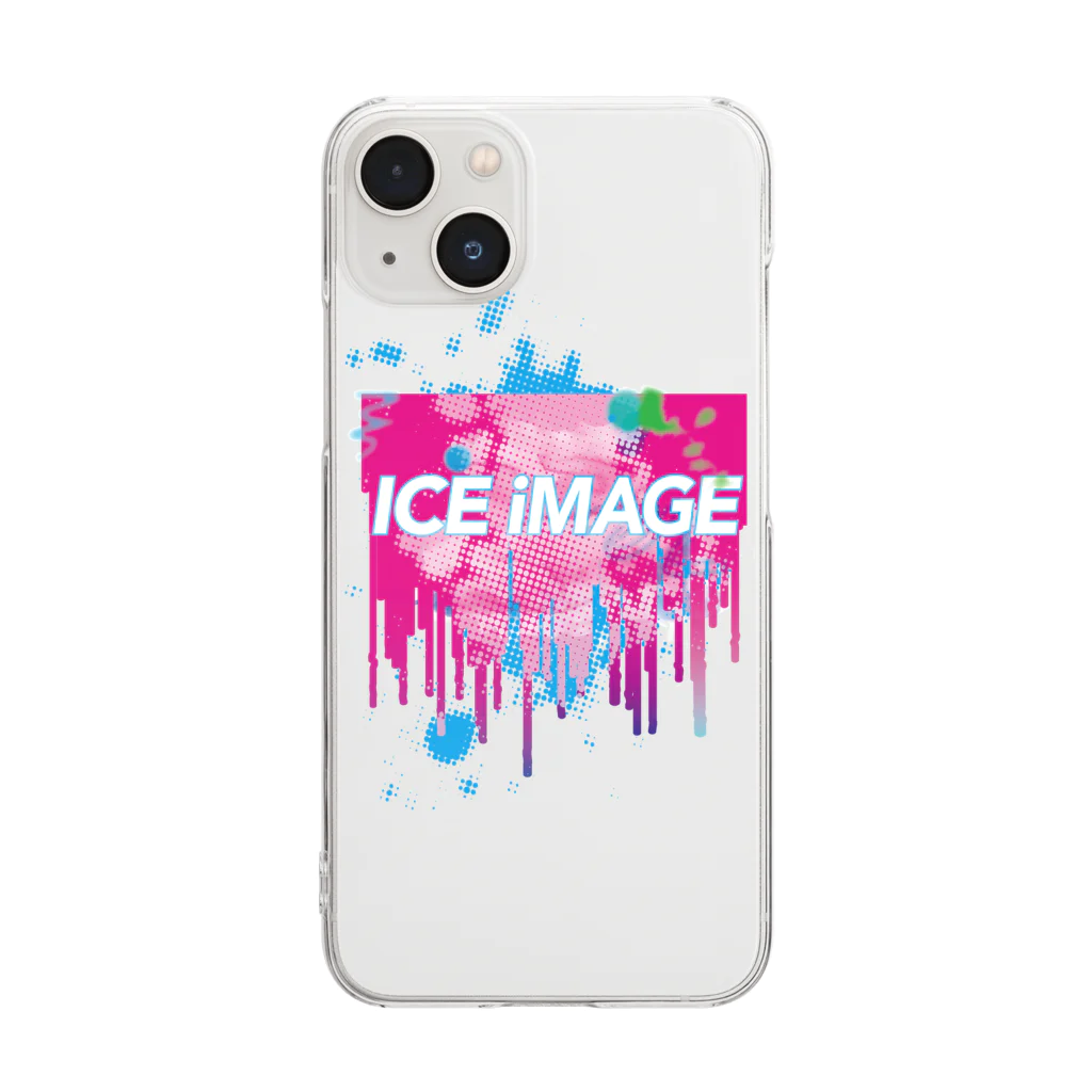 TU−TIMAのICE iMAGE graphic Clear Smartphone Case