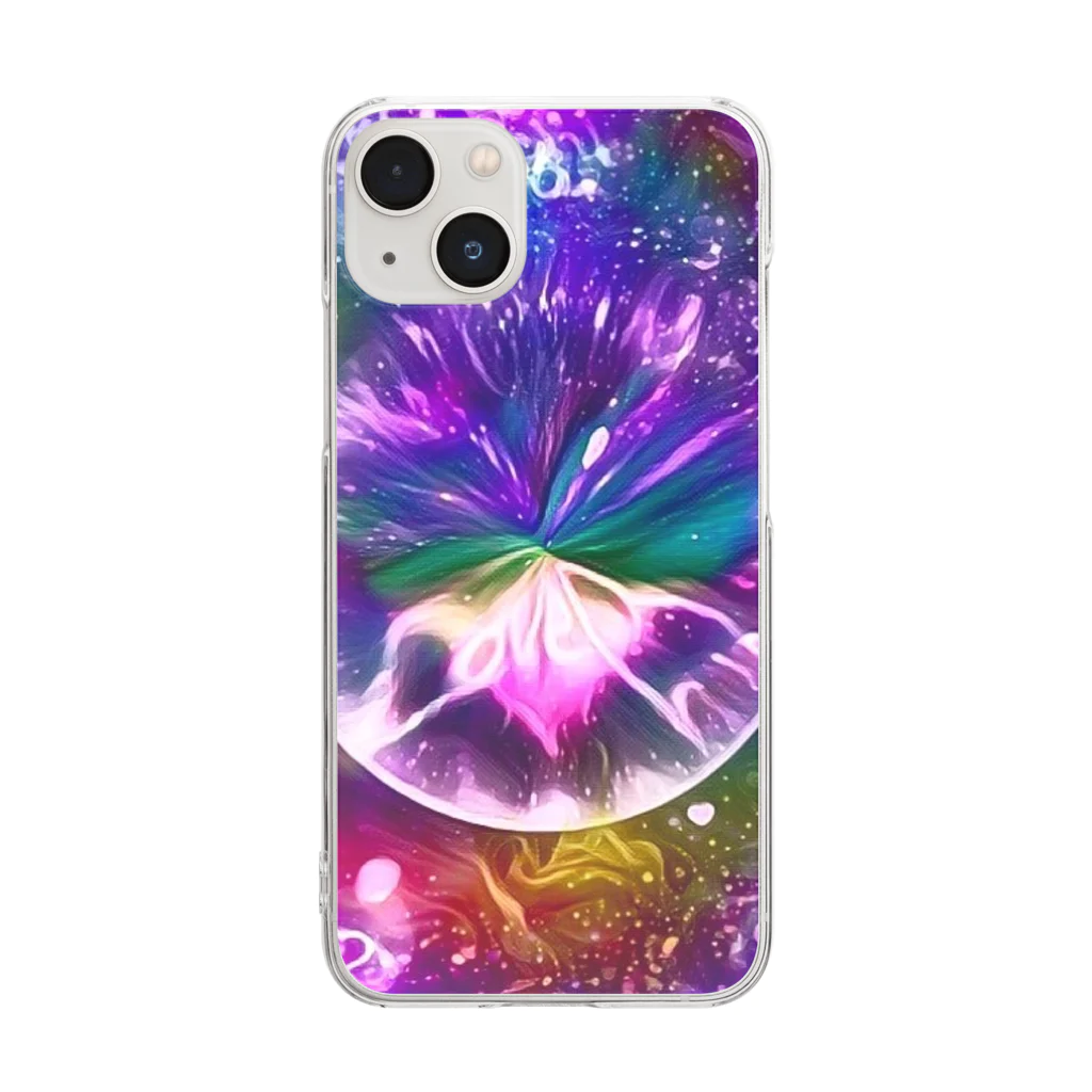 紫園+sion+(麗舞+reybu+)のラベンダー💜 Clear Smartphone Case