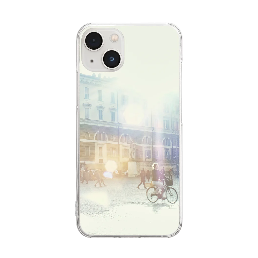 chihiro photography のローマの午後 (フォト) Clear Smartphone Case