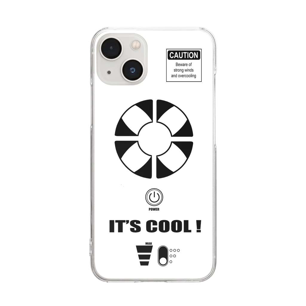 Nhat markのHandy fan Clear Smartphone Case