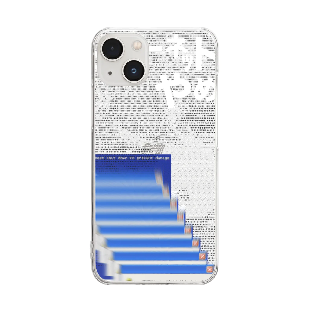 THE CULT OF THE INTERNET.のエラーコード002 Clear Smartphone Case