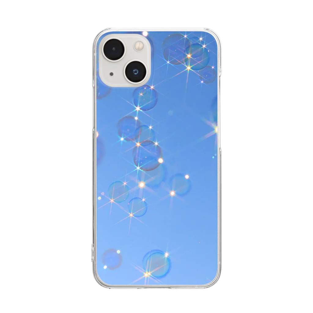 Ringsの輝泡 Clear Smartphone Case