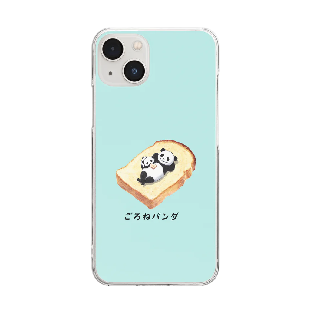 fig-treeのごろねパンダ_スマホケース Clear Smartphone Case