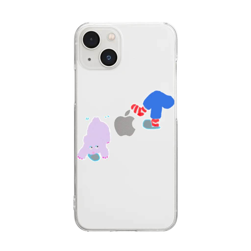hime_intracerebralのいたずらpupper  Clear Smartphone Case