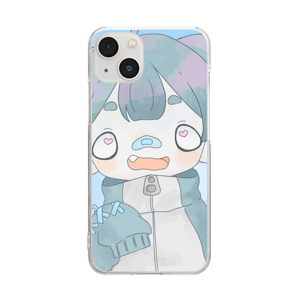 琥珀のえ、かわいい Clear Smartphone Case