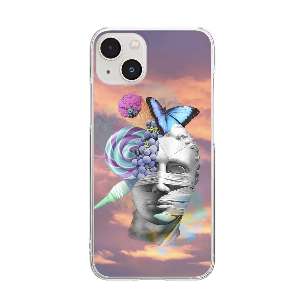 a.m_9のThe Paradise in head Clear Smartphone Case