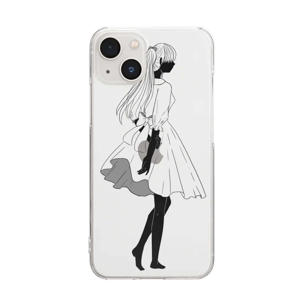 こんぺーとーのワンピースの女の子 Clear Smartphone Case