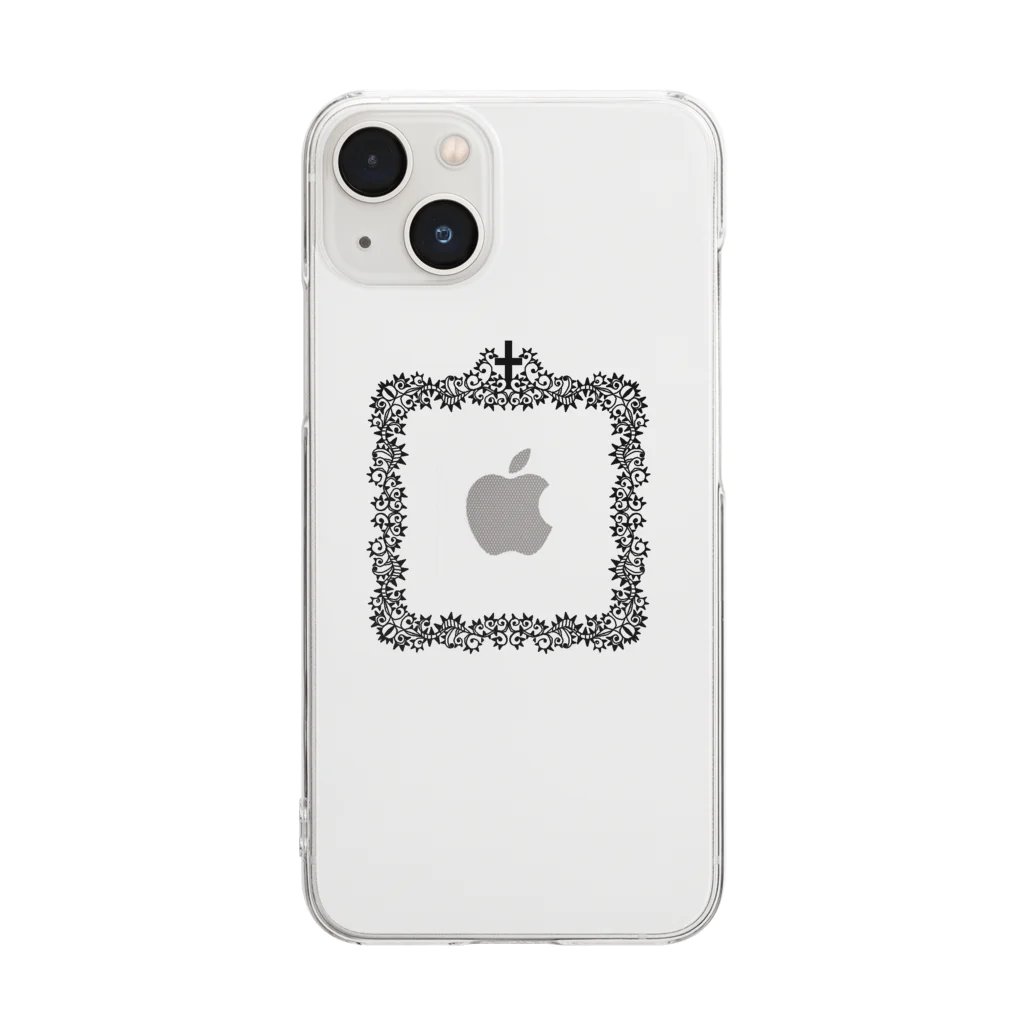 skr_137の薔薇 Clear Smartphone Case