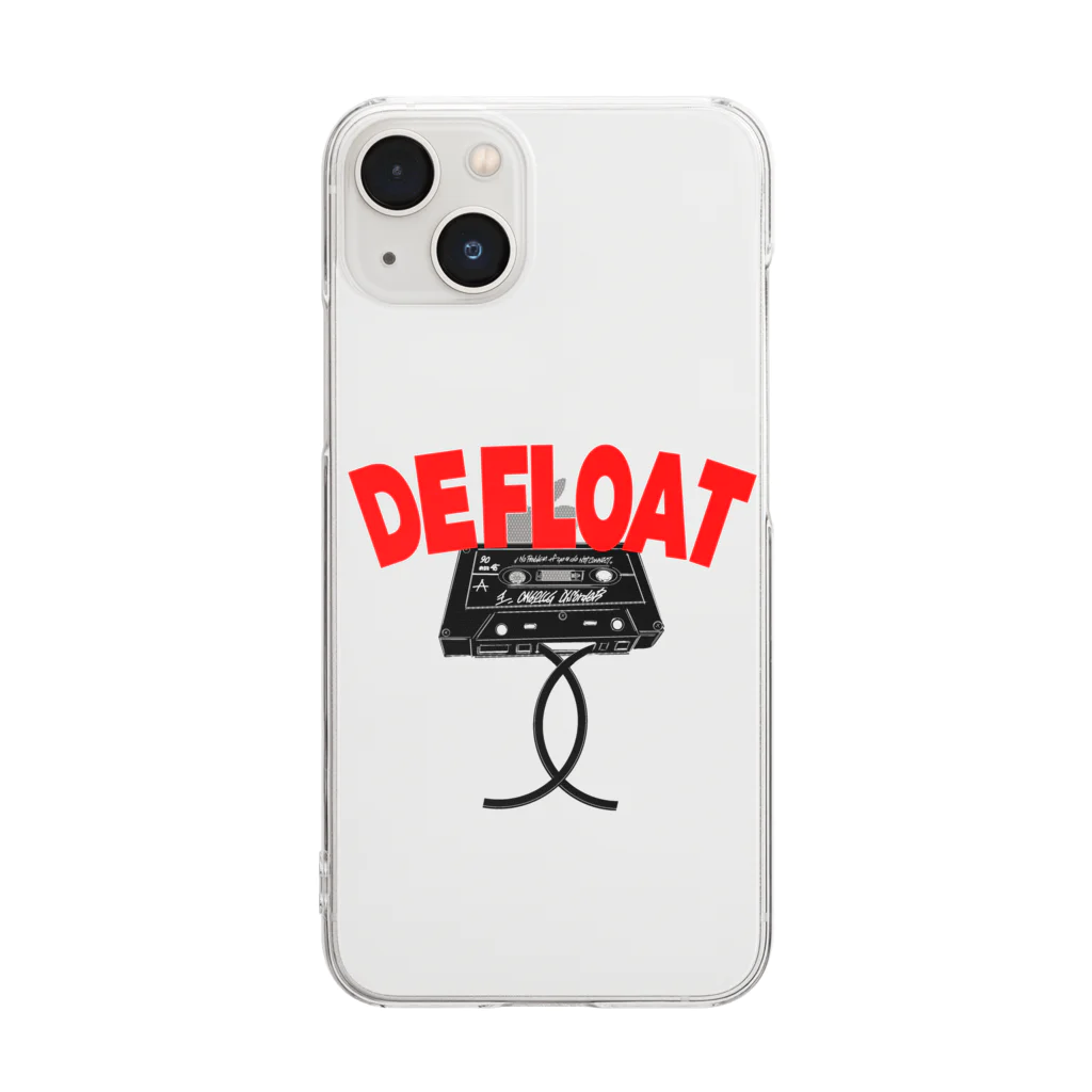 ONE PLUG DISordeRの''DEFLOAT'' クリアスマホケース