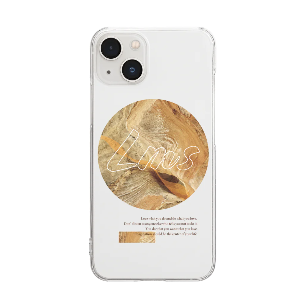 🌞 LMS 💫のLMS(stone①） Clear Smartphone Case