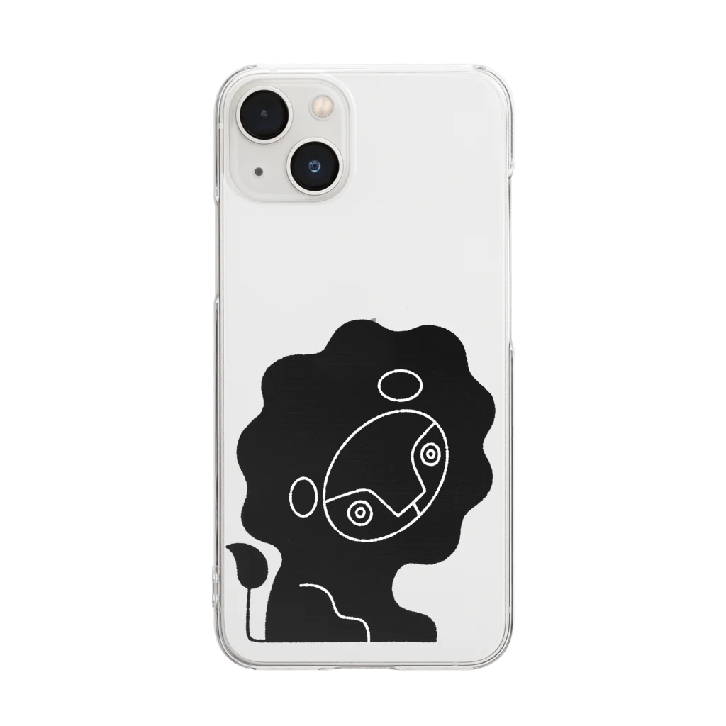 boo-banaのライオンサン Clear Smartphone Case